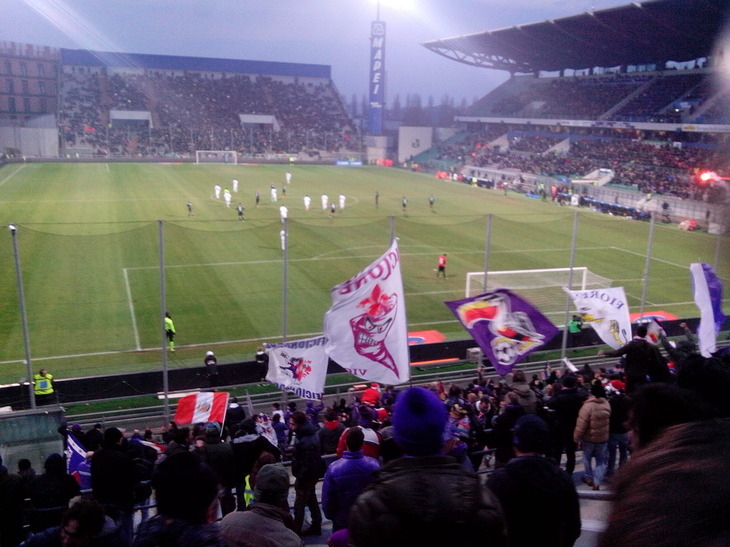 In curva per Sassuolo - Fiorentina