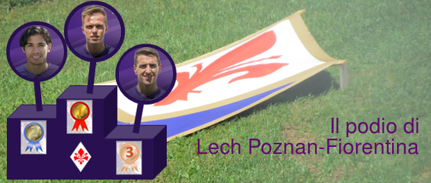 Podio Lech Poznan-Fiorentina