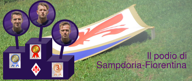 Podio Sampdoria-Fiorentina