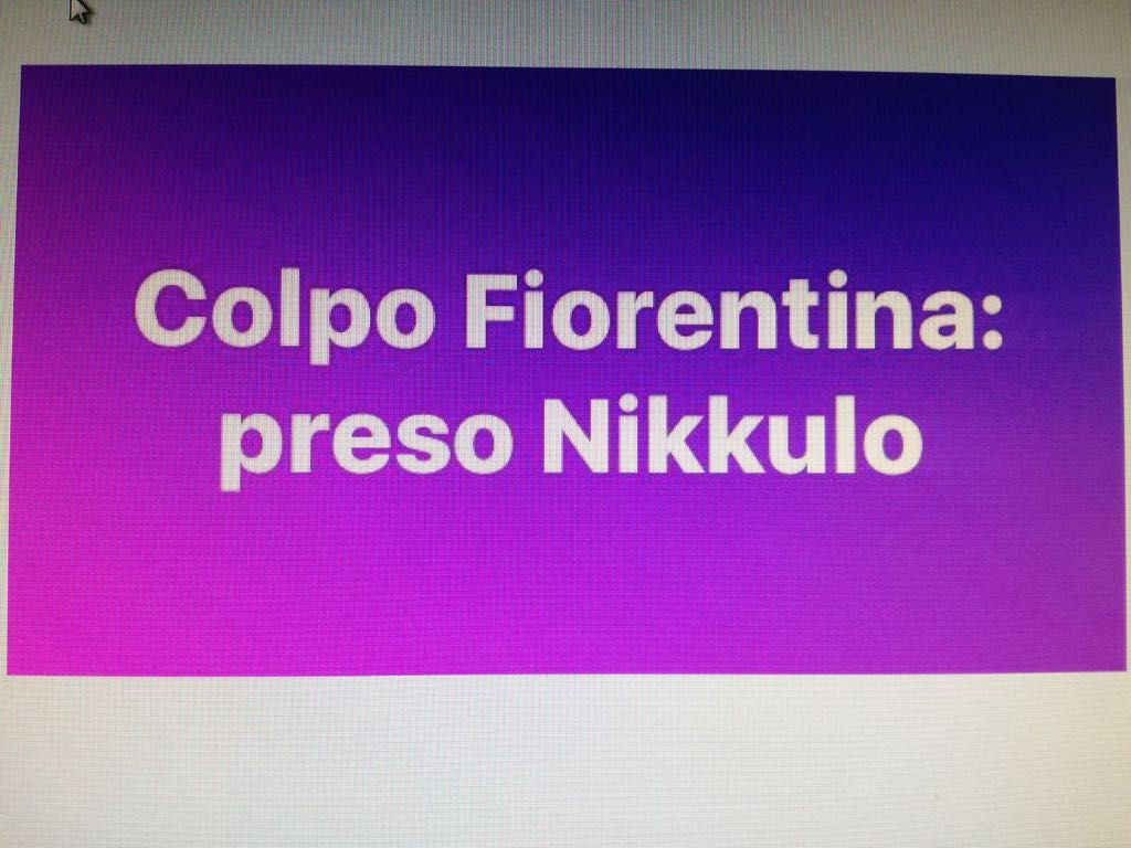 Fiorentina, preso Nikkulo